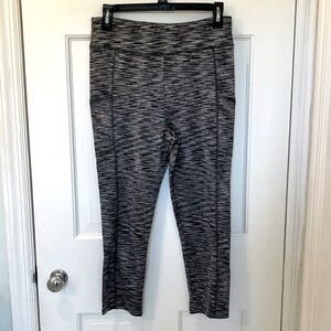J.CREW Cropped space-dyed leggings with side pocket